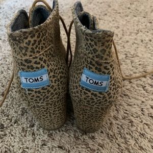TOMs leopard Wedge